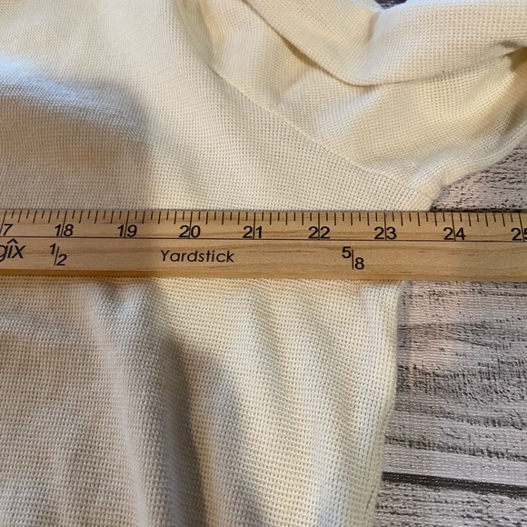 Wrangler thermal 3/4 sleeve woman’s XXL TOP Cream 100% Cotton - Picture 3 of 5